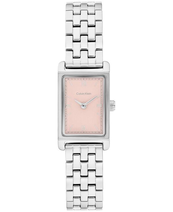 カルバンクライン レディース アクセサリー 腕時計 Tシャツ Calvin Klein Women's CK Light Silver Tone Stainlessteel Bracelet Watch 16mm Blush ブラッシュ 28,470円
