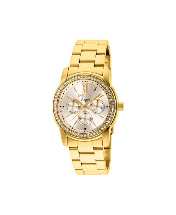 インビクタ レディース アクセサリー 腕時計 Invicta Women's 28688 Angel Quartz Chronograph Dial Watch Gold ゴールド