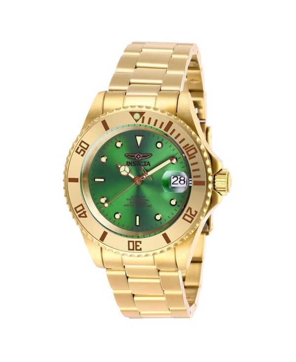 インビクタ メンズ アクセサリー 腕時計 Invicta Men's 28665 Pro Diver Automatic 3 Handial Watch Gold ゴールド