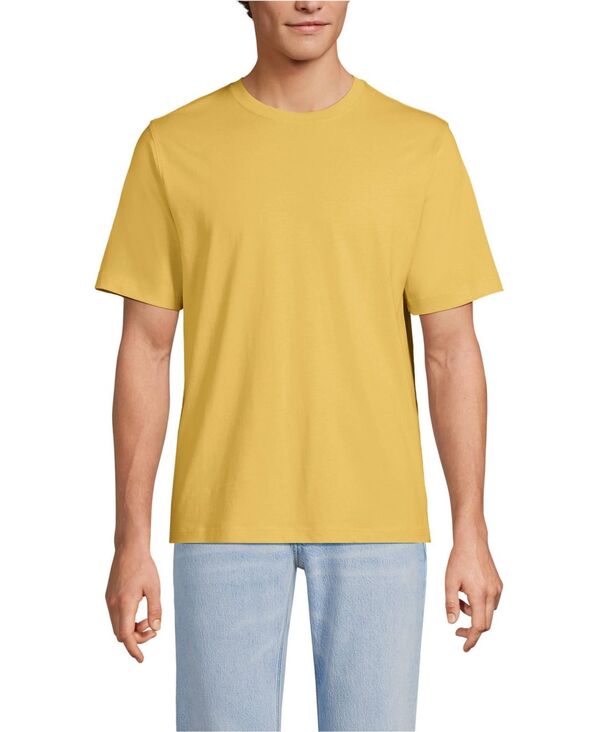 ランズエンド メンズ トップス Tシャツ Lands' End Men'super-T Short Sleeve T-Shirt Goldenrod