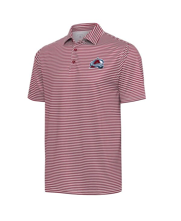 アンティグア メンズ トップス ポロシャツ Antigua Men's Burgundy Colorado Avalanche Skills Polo Shirt Burgundy バーガンディ