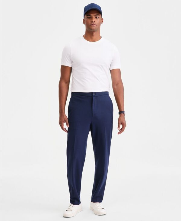 アルファニ メンズ ボトムス 心地よいズボン下 編み物 Alfani Men\u0027s Textured Knit Suit Pants Macy\u0027s Exclusive Neo Navy 米国海軍