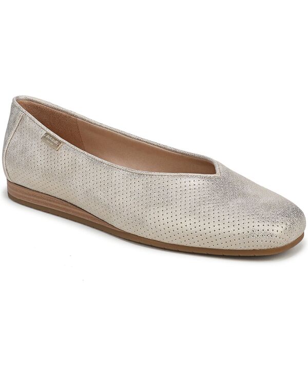 御医者さん・肩かけ レディース シューズ スリッポン・ローファー Dr. Scholl\u0027s Women\u0027s Violet Ballerina Slip-On Flats Metallic Taupe Faux Leather トープ