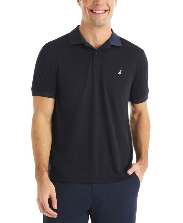 ナウティカ メンズ トップス ポロシャツ 半袖 Nautica Men'short-Sleeve Performance Polo Shirt Navy ネイビー