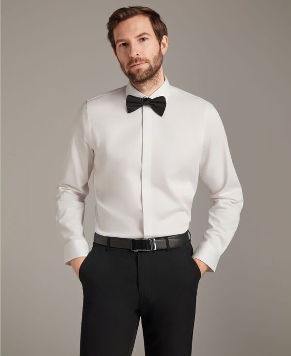 バースリー メンズ トップス シャツ Bar III Men's Tuxedo Dresshirt Macy's Exclusive Bright White Combo ホワイト
