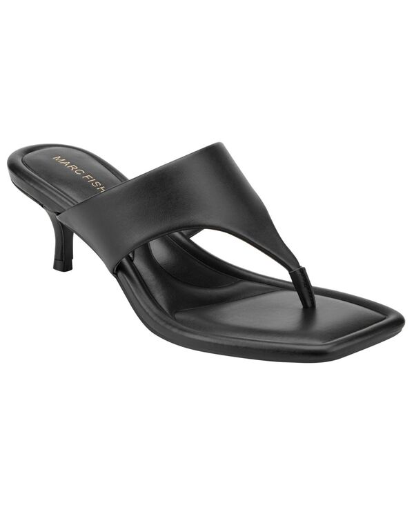 マークフィッシャー レディース シューズ スリッポン・ローファー サンダル Marc Fisher Women\u0027s Yael Slip-On Square Toe Dressandals Black 黒いこと