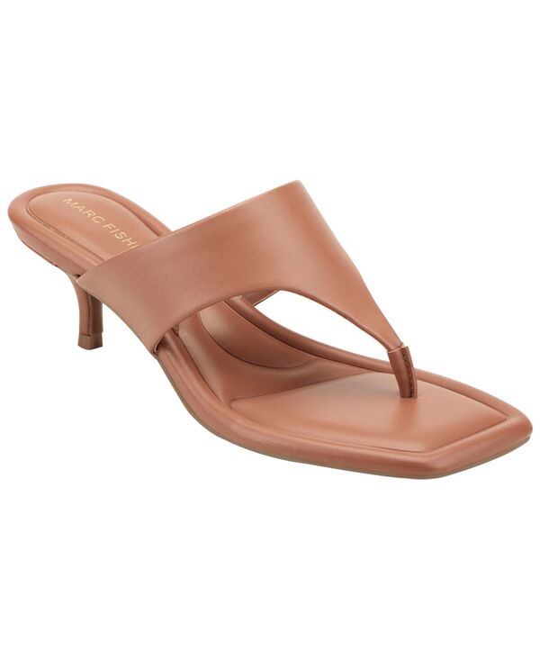 マークフィッシャー レディース シューズ スリッポン・ローファー サンダル Marc Fisher Women\u0027s Yael Slip-On Square Toe Dressandals Cognac