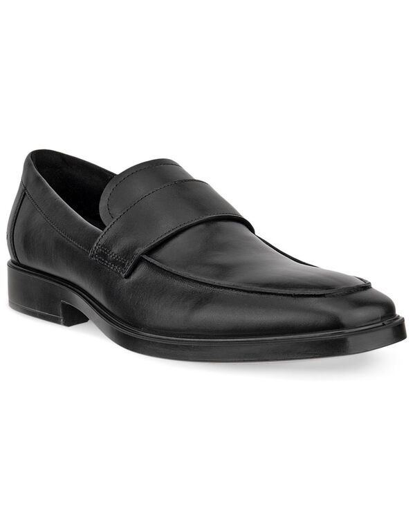 山びこ メンズ シューズ スリッポン・ローファー Ecco Men\u0027slip-on Penny Strap Loafers Black 黒いこと