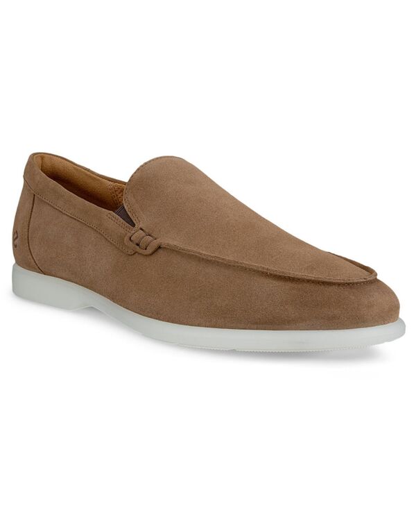山びこ メンズ シューズ スリッポン・ローファー Ecco Men\u0027s Metropole Verona Slip-On Loafers Camel Nubuck 駱駝