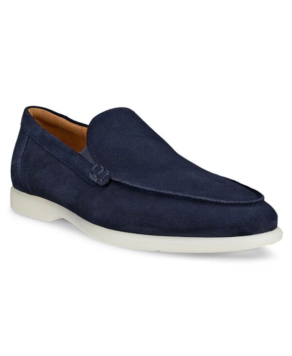 山びこ メンズ シューズ スリッポン・ローファー Ecco Men\u0027s Metropole Verona Slip-On Loafers Marine Nubuck