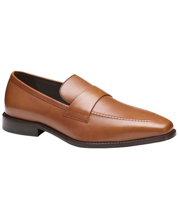 ジョンストンアンドマーフィー メンズ シューズ スリッポン・ローファー Johnston \u0026 Murphy Men\u0027s Floyd Penny Round Toe Loafers Tan Full Grain タン
