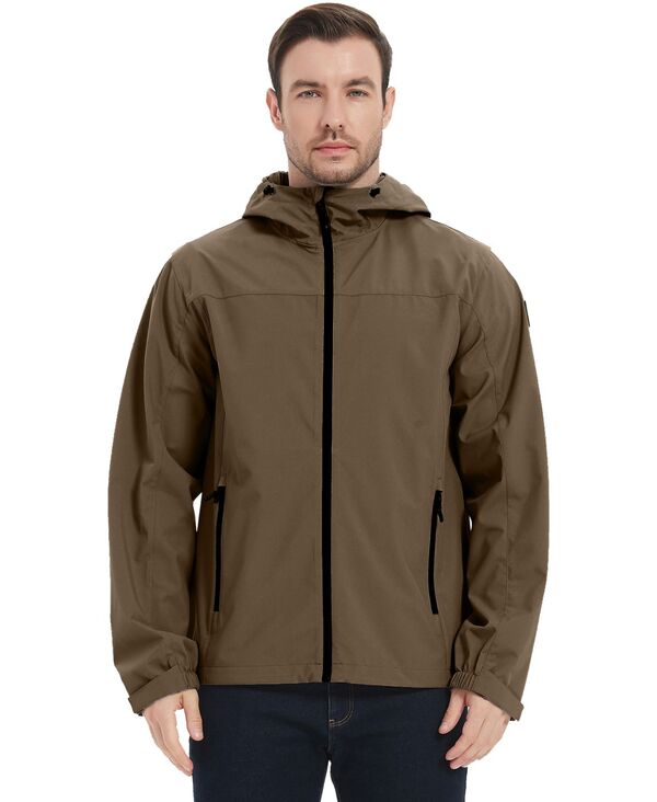 ホークアンドカンパニー メンズ アウター ジャケット・ブルゾン Hawke & Co. Men's All-Season Lightweight Stretchooded Rain Jacketeak｜ReVida 店