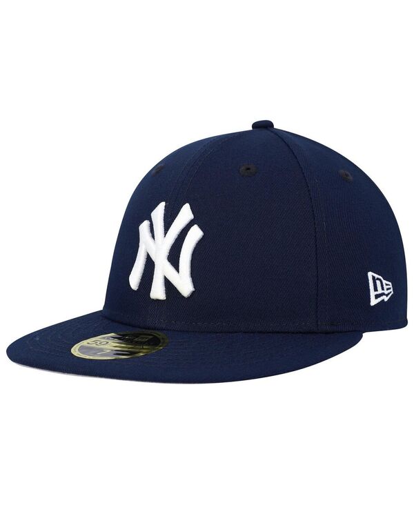 ニューエラ メンズ アクセサリー 帽子 New Era Men's Navy New York Yankees Oceanside Low Profile 59FIFTY Fitted Hat Navy ネイビー|ReVida 店