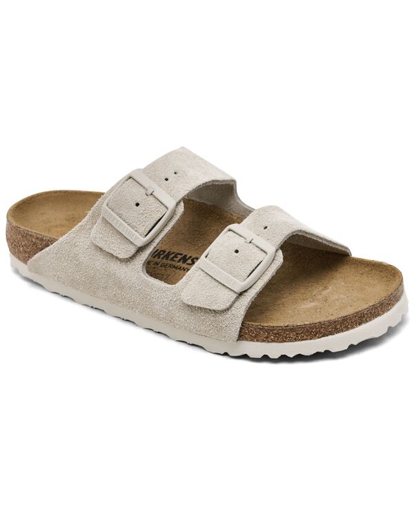 ビルケンシュトック レディース シューズ サンダル スエード レザー Birkenstock Women's Arizona Suede Leather Sandals from Finish Line Oyster｜ReVida 店
