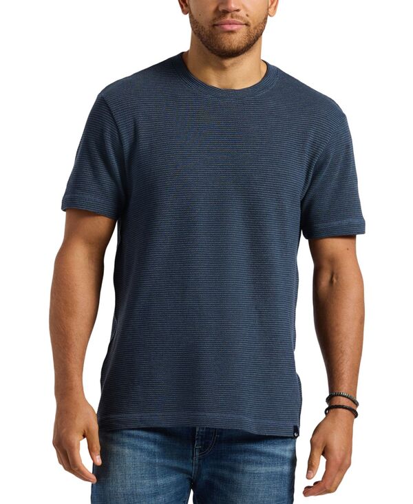 バッファロー・デイビッド・ビトン メンズ トップス Tシャツ Buffalo David Bitton Men's Karlton Relaxed-Fitextured T-Shirt Whale