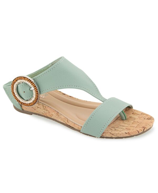 ケネスコール レディース シューズ サンダル Kenneth Cole Reaction Women's Great Buckle Wedge Sandalseafoam