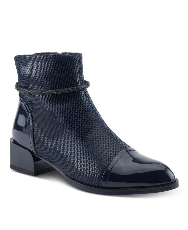 アズーラ レディース シューズ ブーツ・レインブーツ Azura Shelbi Boots Navy patent ネイビー
