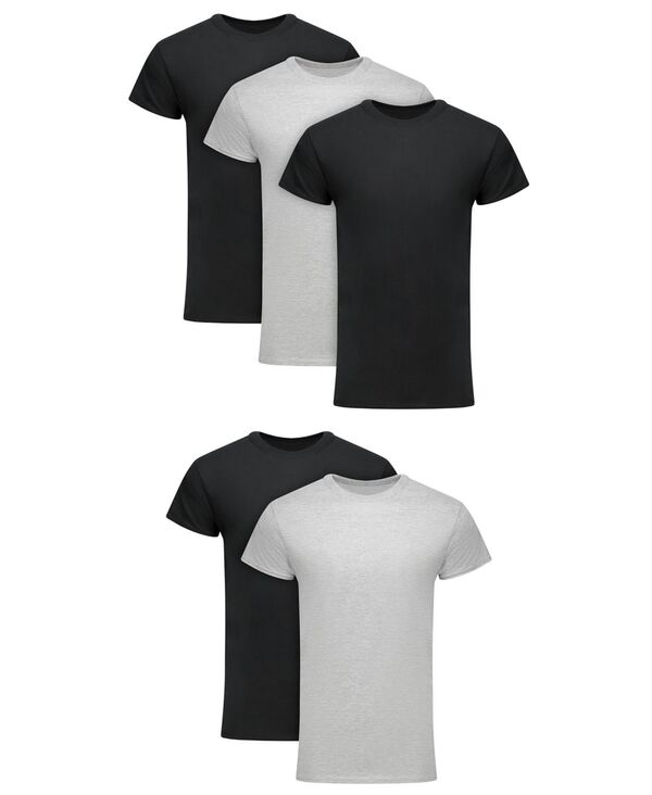 ヘインズ メンズ トップス シャツ クルーネック 半袖 Hanes Men's Ultimate Short-Sleeve Crewneck Undershirt 5-Pack Assorted Colors