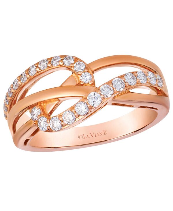 ル ヴァン レディース アクセサリー リング Le Vian Vanilla Diamond (0.48 ct.w.) Ring in 14k Strawberry Rose Gold ゴールド