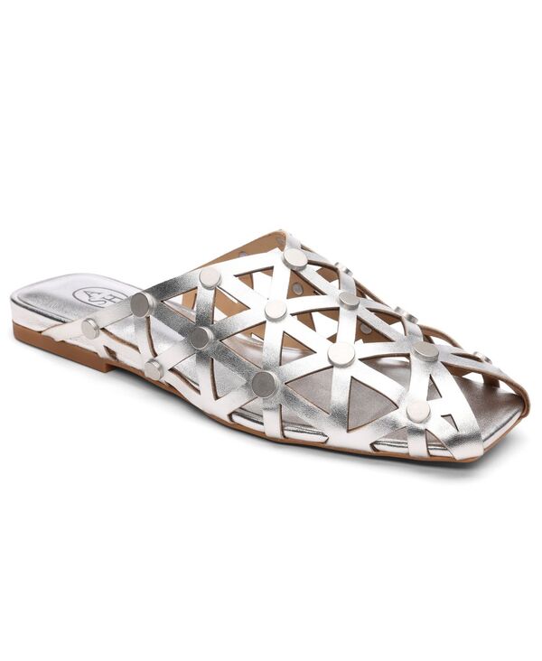 アッシュ レディース シューズ スリッポン・ローファー ASH Women's Bone Slip-On Mule Flatsilver Metallic Leather シルバー