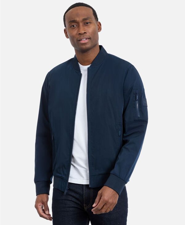 カルバンクライン メンズ アウター ジャケット・ブルゾン Calvin Klein Men's Modern Flight Bomber Jacket Dark Sapphire サファイア