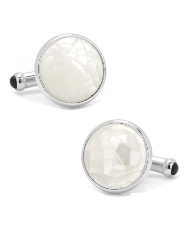 カフリンクス メンズ 付属物 カフスリンク Cufflinks Inc. Mosaic Mother of Pearl Cufflinks Brown 赤銅色