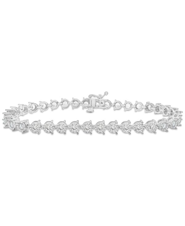 ラップド イン ラヴ レディース アクセサリー ブレスレット・バングル・アンクレット Wrapped in Love Diamond Tennis Bracelet (3 ct.w.) in 10k White Gold Created for Macy's White Gold ホワイト