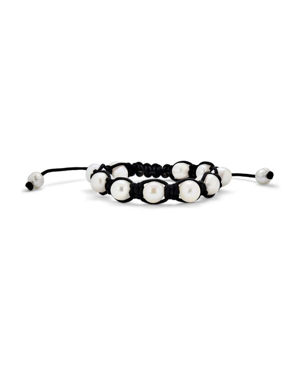 ブリング レディース アクセサリー ブレスレット・バングル・アンクレット Bling Jewelry Baroque Freshwater Pearl Strand Bracelet with Cord String White ホワイト