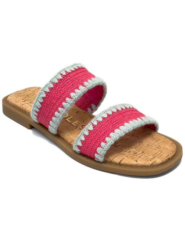 エアロソールズ レディース シューズ スリッポン・ローファー サンダル Aerosoles Women\u0027s Centro Slip-On Flat Sandals Magenta マゼンタ