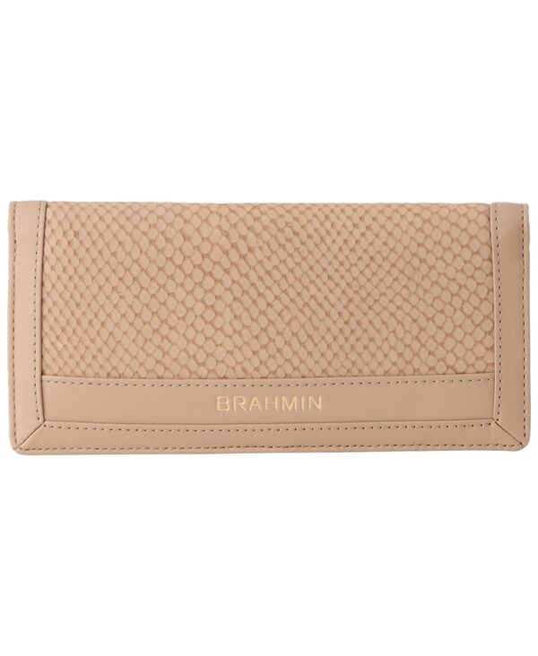 ブランミン レディース 付属品 紙入れ ミニ なめし革 Brahmin Ady Leather Mini Walletan タン