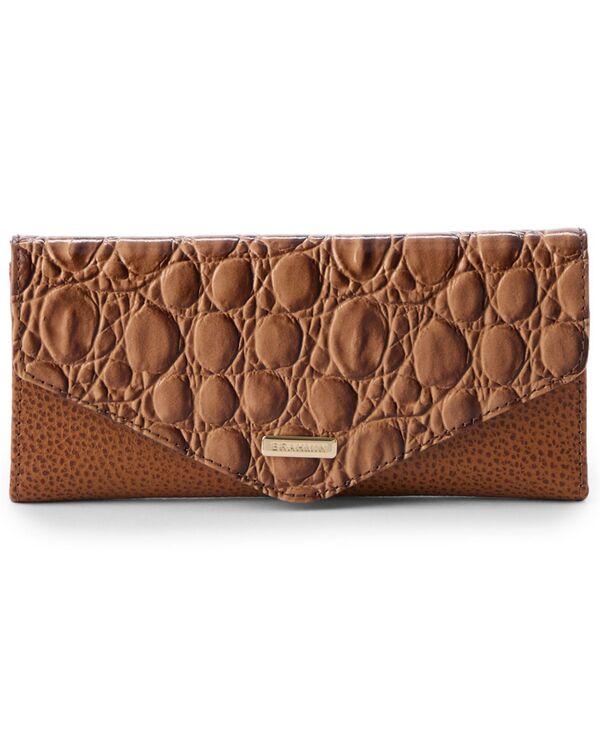 ブランミン レディース 付属品 紙入れ ミニ Brahmin Veronica Cumulus Envelope Mini Wallet Cinnamon