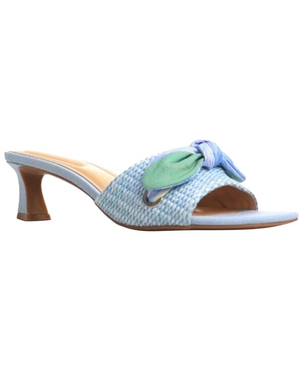 ケネスコール レディース シューズ スリッポン・ローファー サンダル Kenneth Cole Reaction Women\u0027s Bahama Tie Slip-On Dressandals Celestial Blue Raffia 青碧