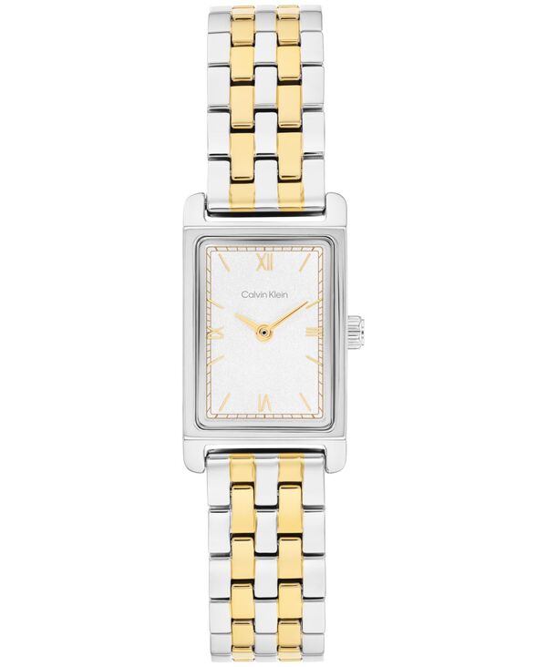 カルバンクライン レディース アクセサリー 腕時計 Tシャツ Calvin Klein Women's CK Lightwo Tone Stainlessteel Bracelet Watch 16mm White ホワイト