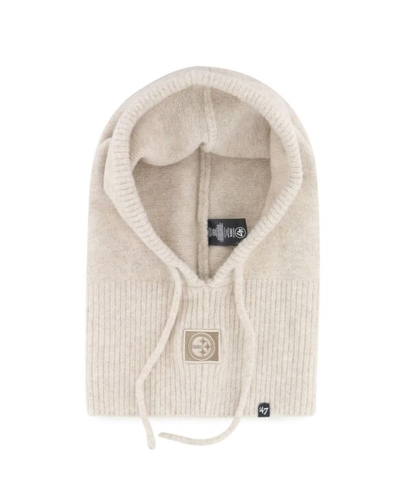 47 ブランド レディース アクセサリー 帽子 Tシャツ ニット '47 Brand Women's Natural Pittsburgh Steelers Mellow Knit Snood Hat Natural