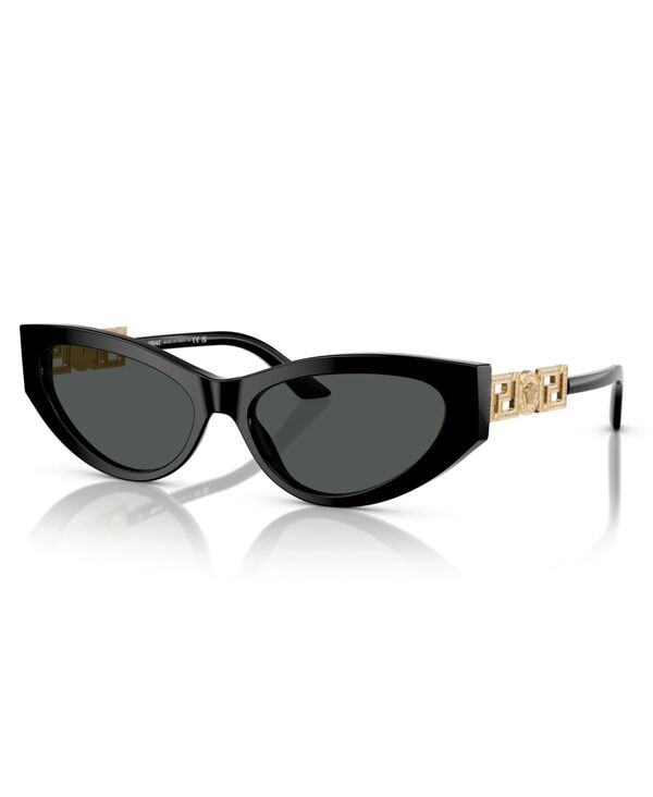 ヴェルサーチ レディース 付属物 サングラス・アイウェア Versace Women\u0027s Cat Eye Sunglasses VE4470Black 黒いこと