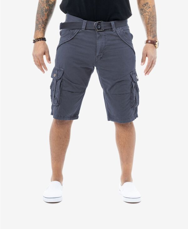 エックスレイ メンズ ボトムス ハーフパンツ・ショーツ ひざ丈 ショートパンツ XRAY Men's Cargo Shorts Camo & Solid Colors 12.5" Inseam Knee Length Classic Fit Multi Pocket Steel マルチカラー｜ReVida 店