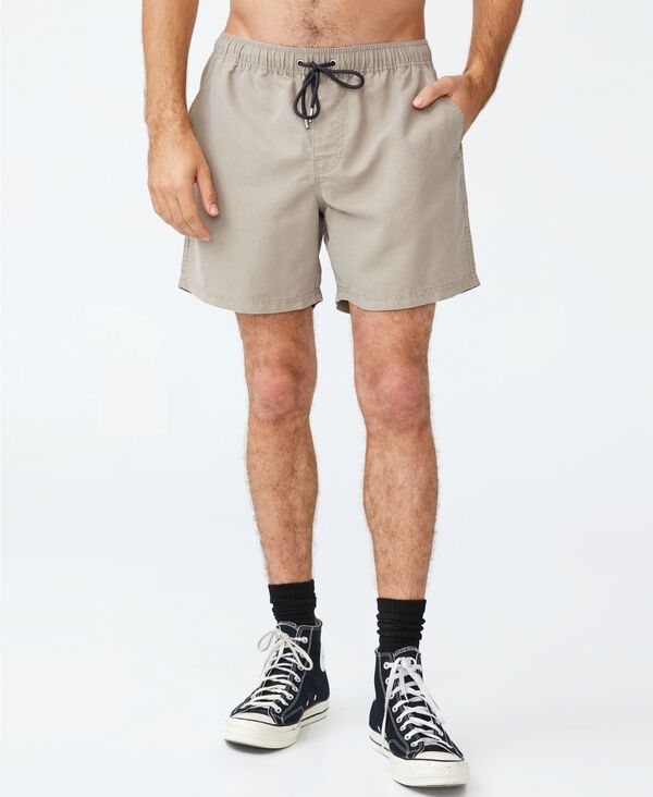 コットンオン メンズ ボトムス ハーフパンツ・ショーツ COTTON Hoff Short Beige ベージュ|ReVida 店