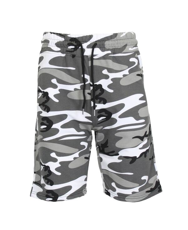 ギャラクシーバイハルビック メンズ ボトムス ハーフパンツ・ショーツ プリント パイル ショートパンツ Galaxy By Harvic Men's Camo Printed French Terry Shorts Urban Camo