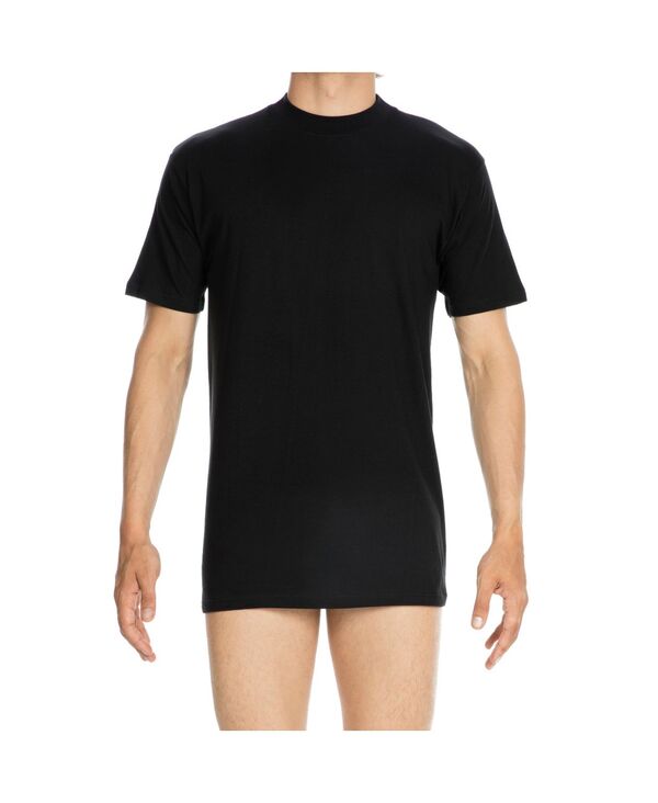 ホム メンズ トップス Tシャツ クルーネック HOM Tee-Shirt Crew Neck Black combination ブラック
