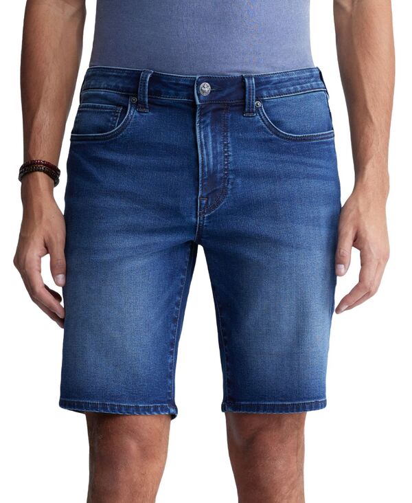 バッファロー・デイビッド・ビトン メンズ ボトムス ハーフパンツ・ショーツ ショートパンツ デニム ニット Buffalo David Bitton Men's Dean Relaxed-Straight Fit Stretch Knit 10.5\