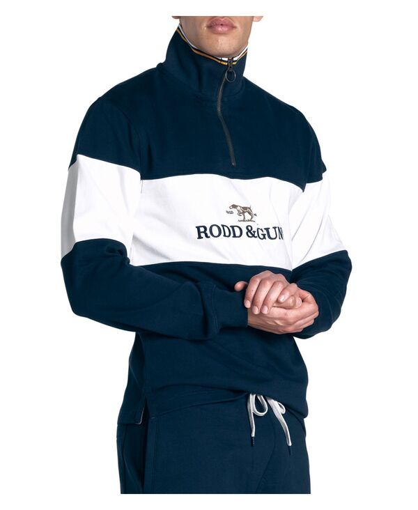 ロッドアンドグン メンズ トップス シャツ スウェット Rodd & Gunn Men's Foresters Peak Sweatshirt Midnight navy ネイビー｜ReVida 店