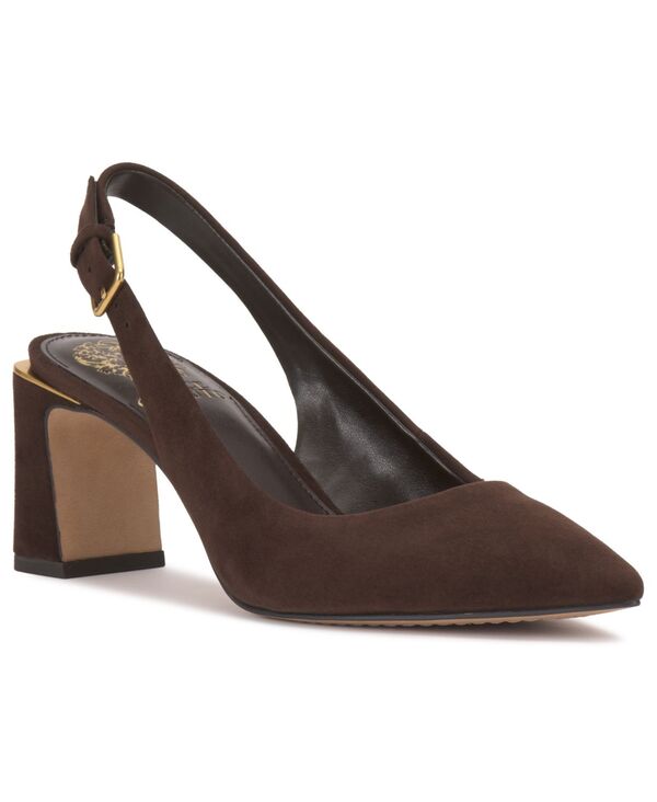 ヴィンスカムート レディース シューズ パンプス Vince Camuto Women's Hamden Slingback Pumps Brownie Suede