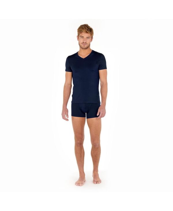 ホム メンズ トップス Tシャツ Vネック HOMen's V-Neck T-Shirt Navy ネイビー
