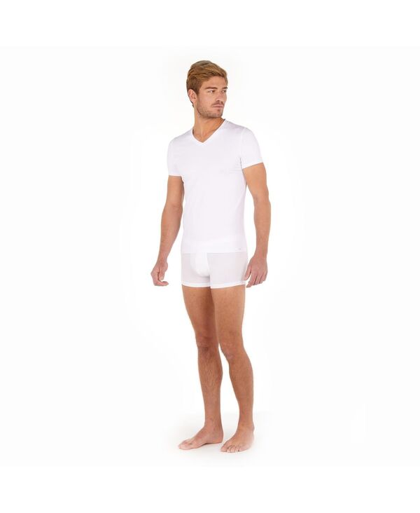 ホム メンズ トップス Tシャツ Vネック HOMen's V-Neck T-Shirt White ホワイト