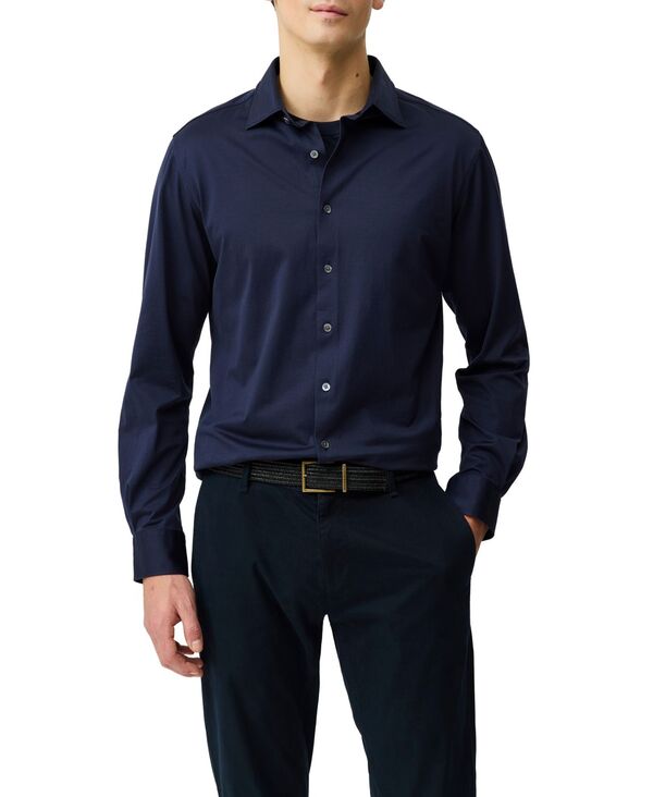 ロッドアンドグン メンズ トップス プルオーバー Rodd \u0026 Gunn Men\u0027s Ascot Park Shirt Ink