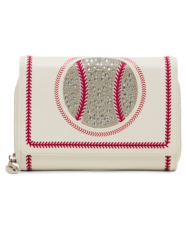 ベッツィジョンソン レディース アクセサリー 財布 ミニ Betsey Johnson Grand Slamini Wallet Crossbody Bag Cream クリーム