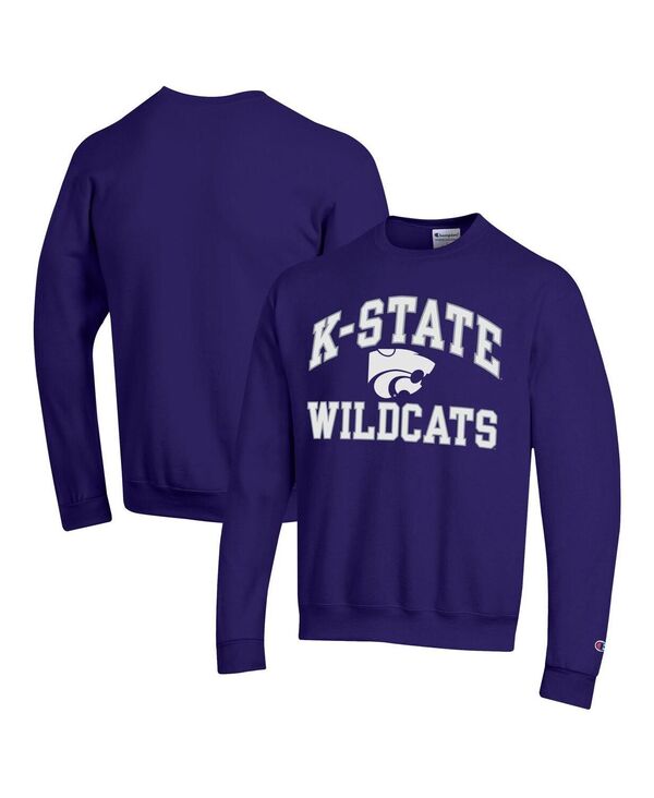 チャンピオン メンズ アウター パーカー・スウェット シャツ Champion Men's Purple Kansastate Wildcats High Motor Pullover Sweatshirt Purple パープル 10,715円