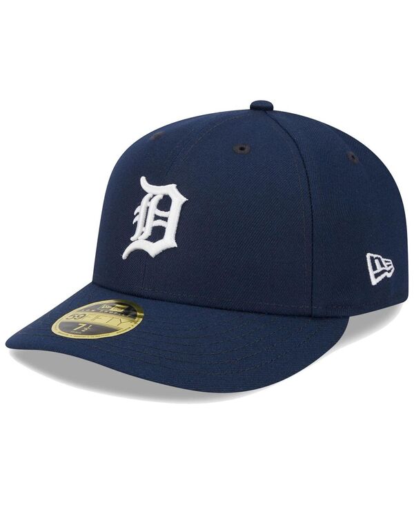 ニューエラ メンズ アクセサリー 帽子 New Era Men's Navy Detroitigers Oceanside Low Profile 59FIFTY Fitted Hat Navy ネイビー