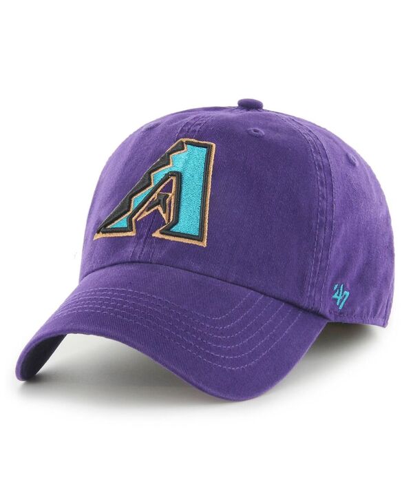 47 ブランド メンズ アクセサリー 帽子 '47 Brand Men's Purple Arizona Diamondbacks Cooperstown Collection Franchise Fitted Hat Purple パープル
