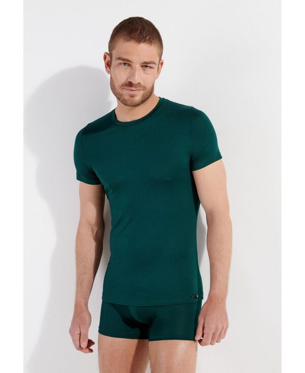 ホム メンズ トップス Tシャツ クルーネック HOMen's Crew Neck T-Shirt Dark green グリーン 16,635円